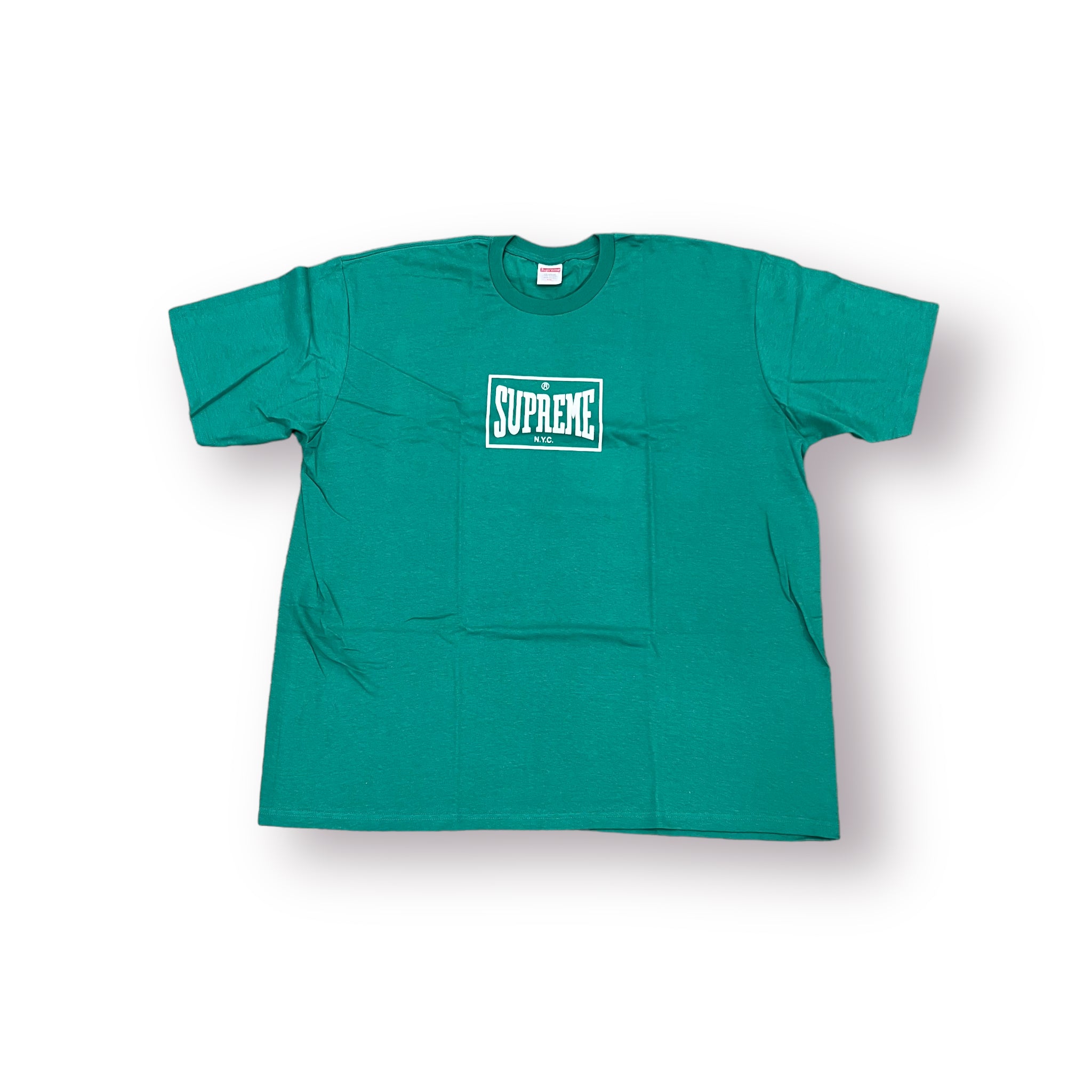 Supreme Warm Up Tee Green – Get In Where You Fit In