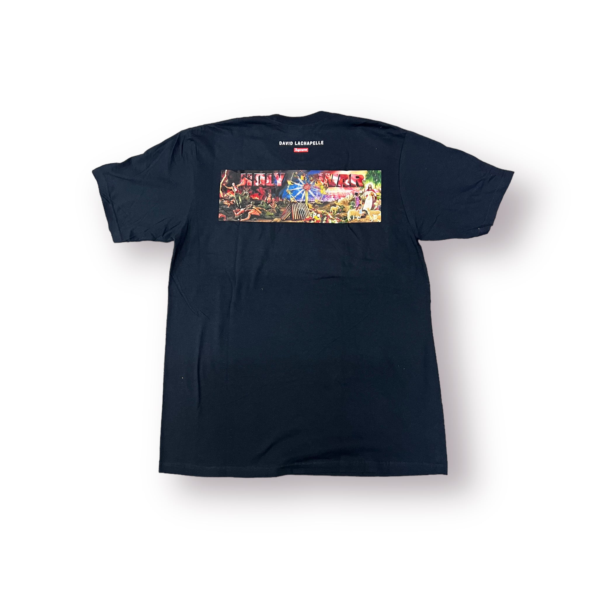 Supreme Holy War Tee Navy – Get In Where You Fit In