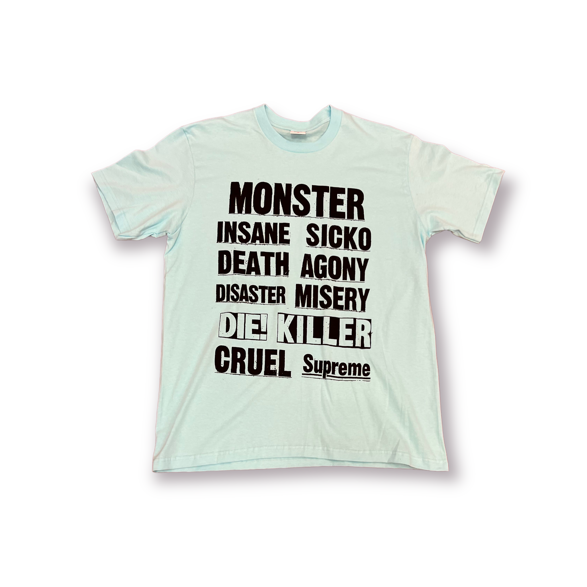 Supreme Monster Tee Turquoise – Get In Where You Fit In