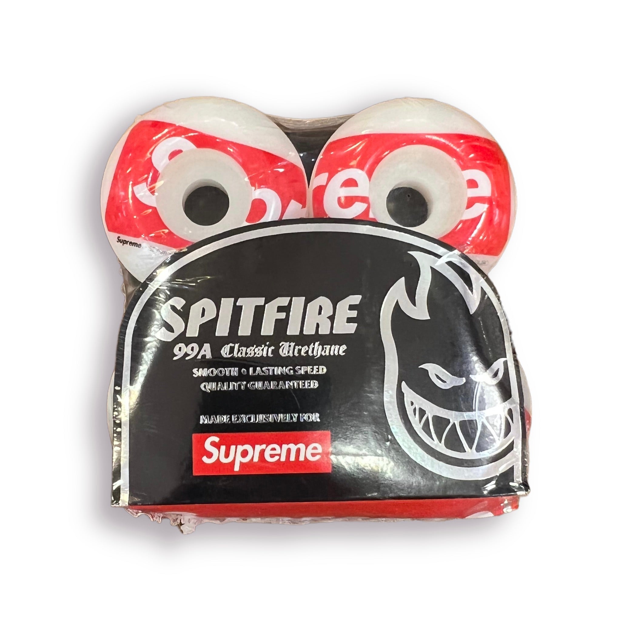 Supreme x Spitfire Shop Logo Wheels White – Get In Where You Fit In