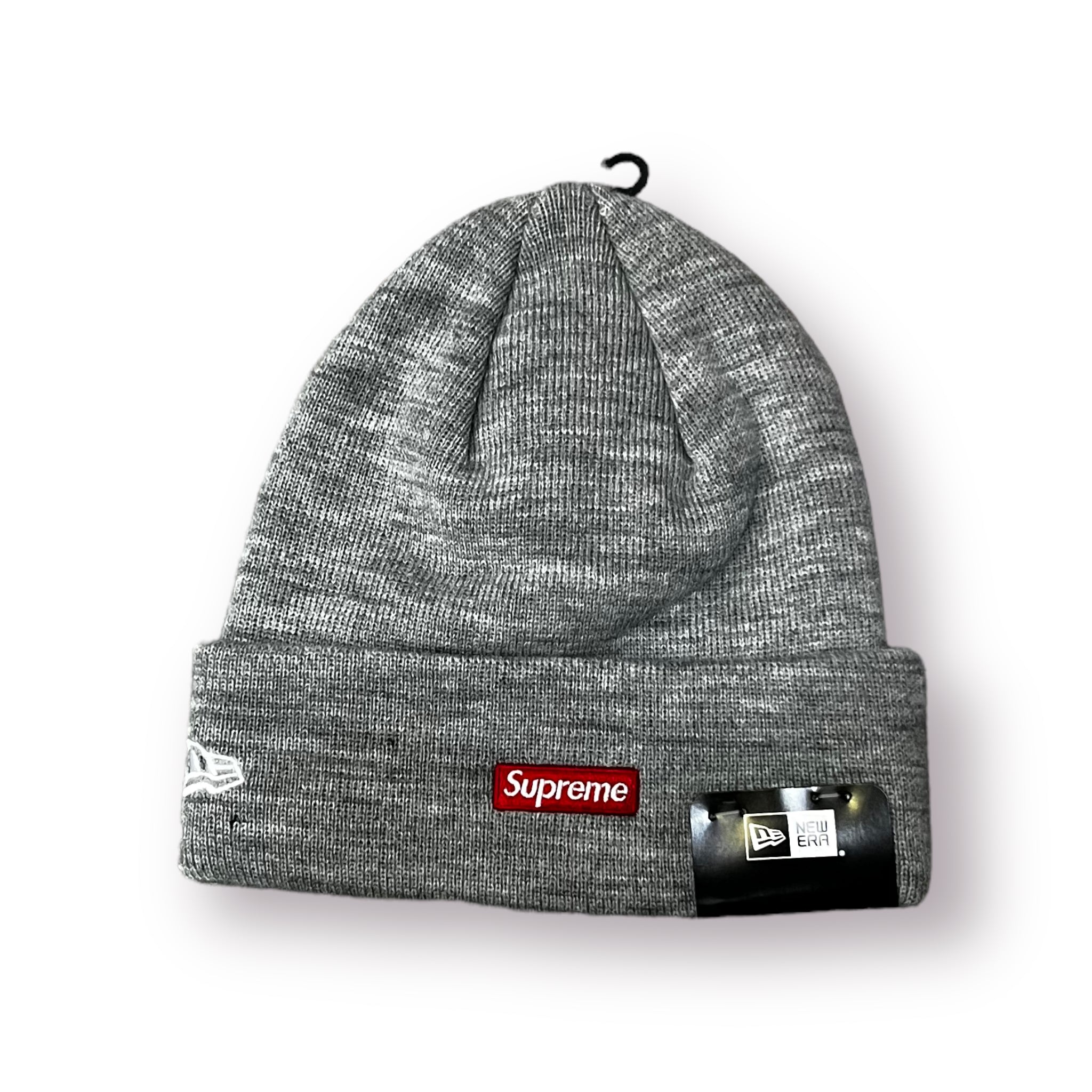 Supreme New Era Varsity Beanie Heather Grey – Get In Where You Fit In