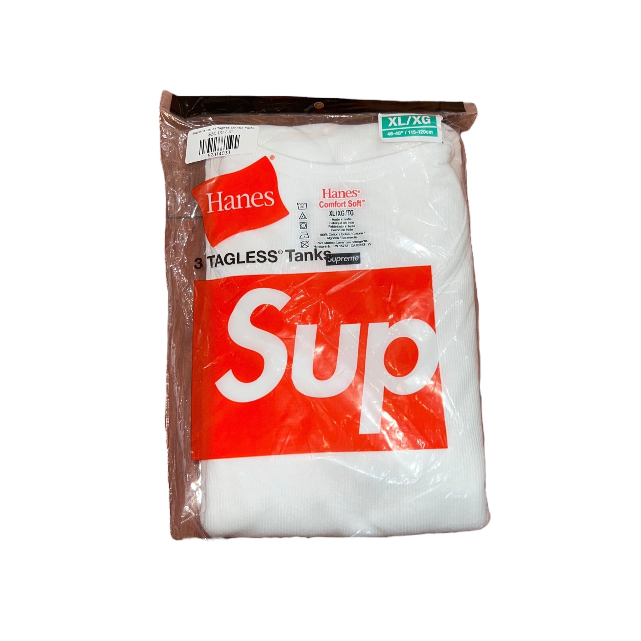 Supreme Hanes Tagless Tanks (3 Pack) – Get In Where You Fit In