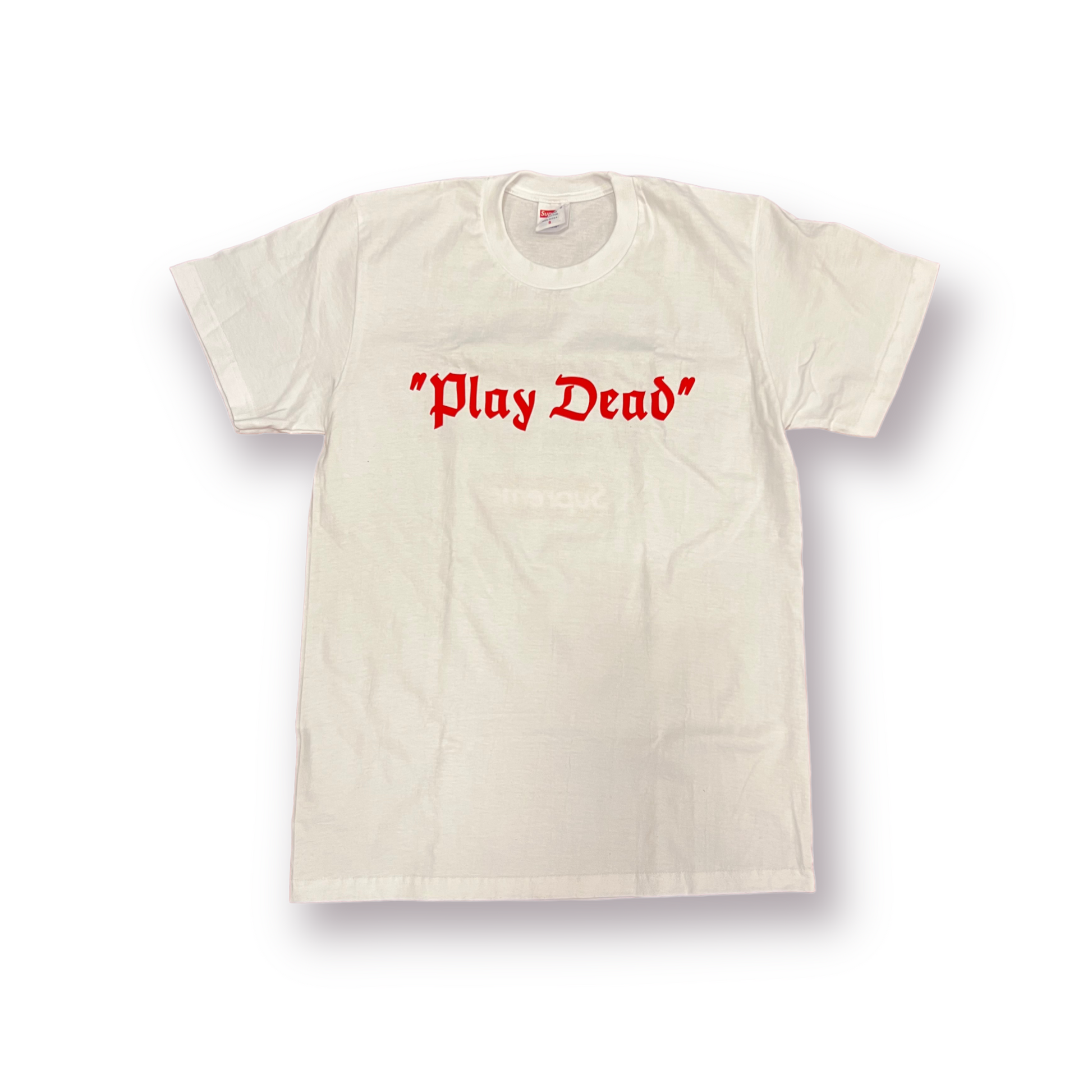 Supreme “Play Dead” Tee White – Get In Where You Fit In