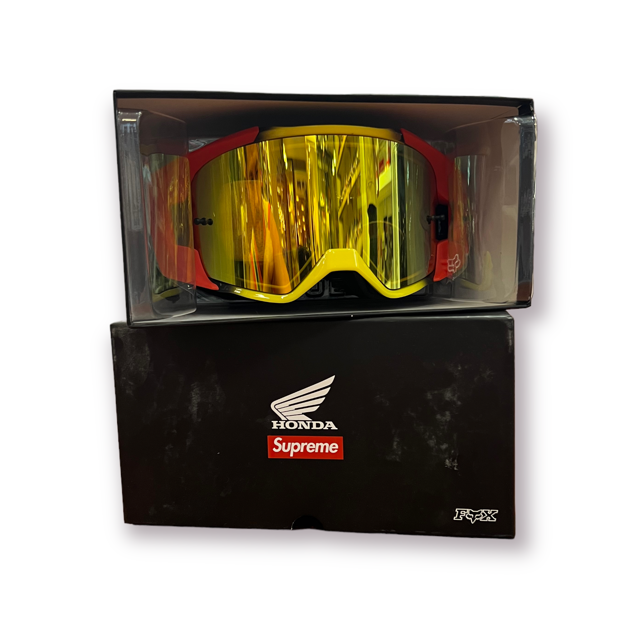 Supreme Honda Fox Racing Vue Goggles Red – Get In Where You Fit In
