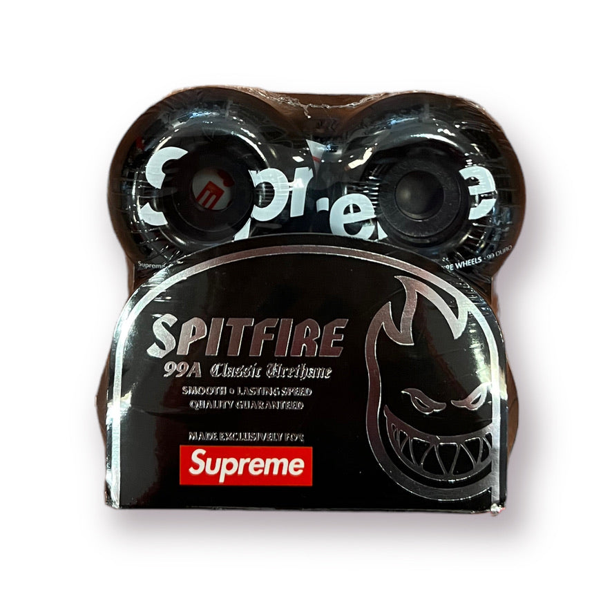 Supreme x Spitfire Shop Logo Wheels Black – Get In Where You Fit In