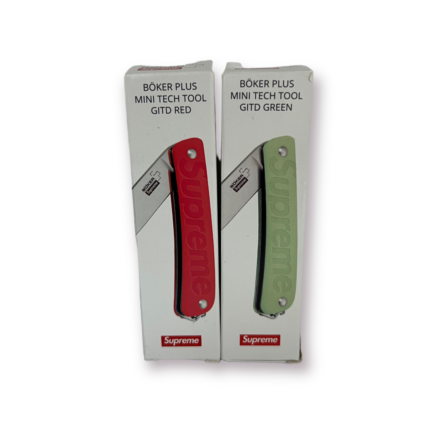 Supreme®/Boker Glow-in-the-Dark Keychain Knife Red – Get In Where